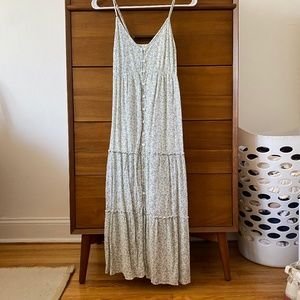 Abercrombie & Fitch Womens XS Floral Midi Dress